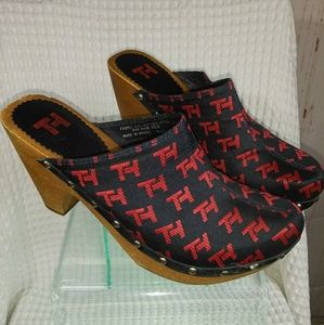 Vintage Tommy Hilfiger logo clog mule shoes 7 1/2